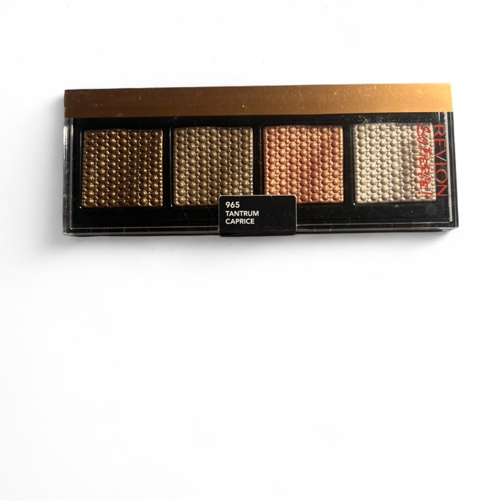 Revlon Gold and Brown Eyeshadow Palette with Shimmery Metallics